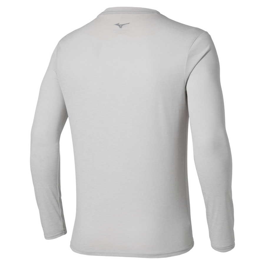 Mizuno Core Impulse Long Sleeve Tee Vapor Silver